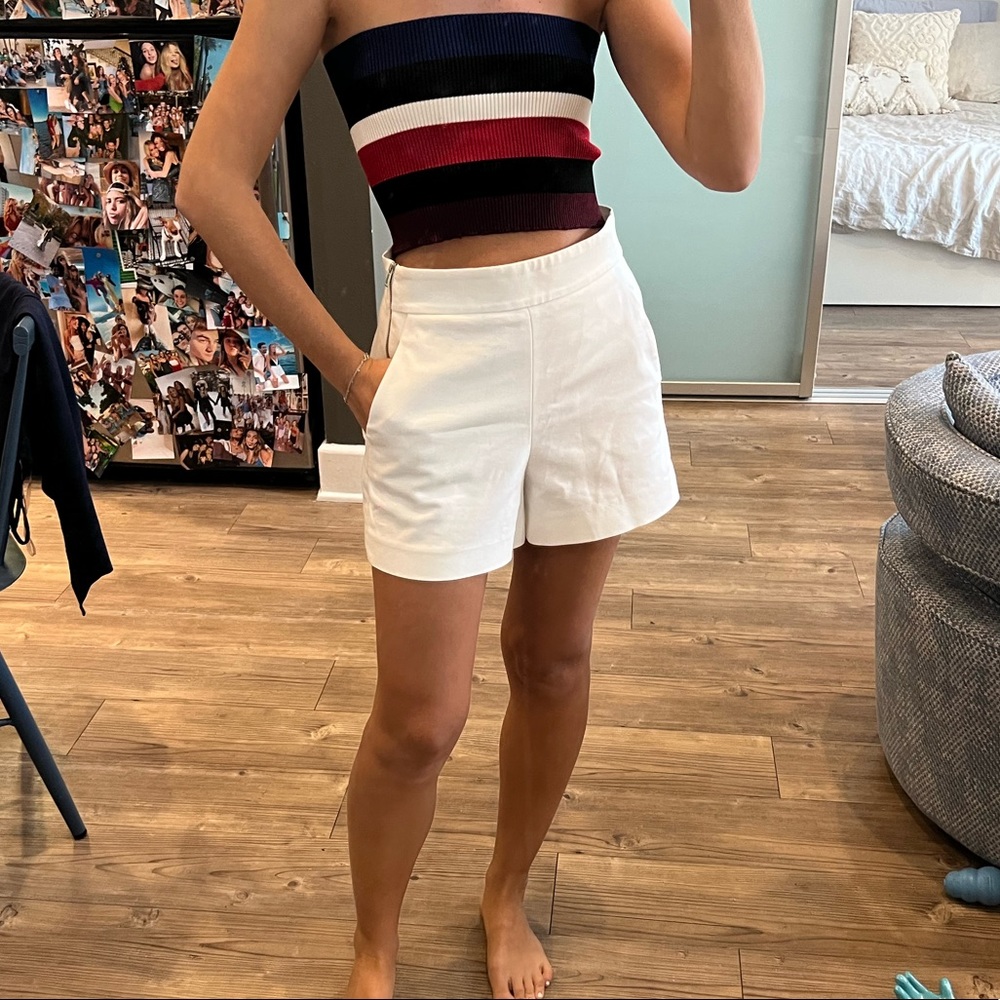 Zara White Shorts - XS